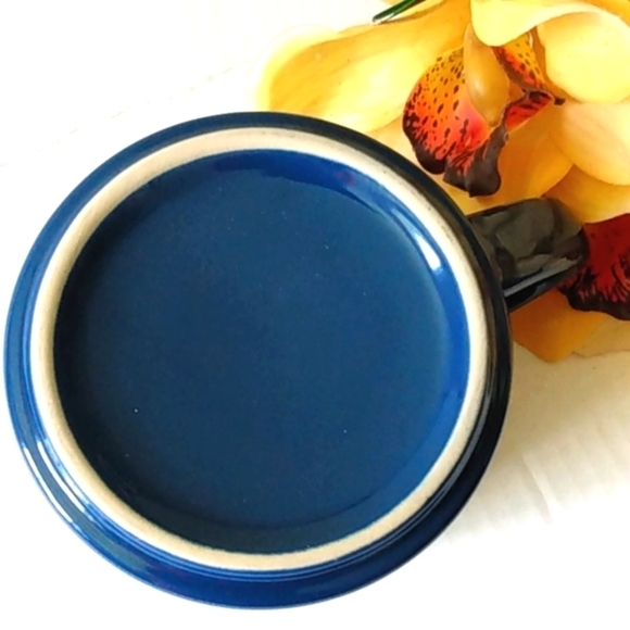 HOME SWEET HOME FARMHOUSE COFFEE MUG BLUE TEA CUP 16oz. NWOT - Picture 5 of 8